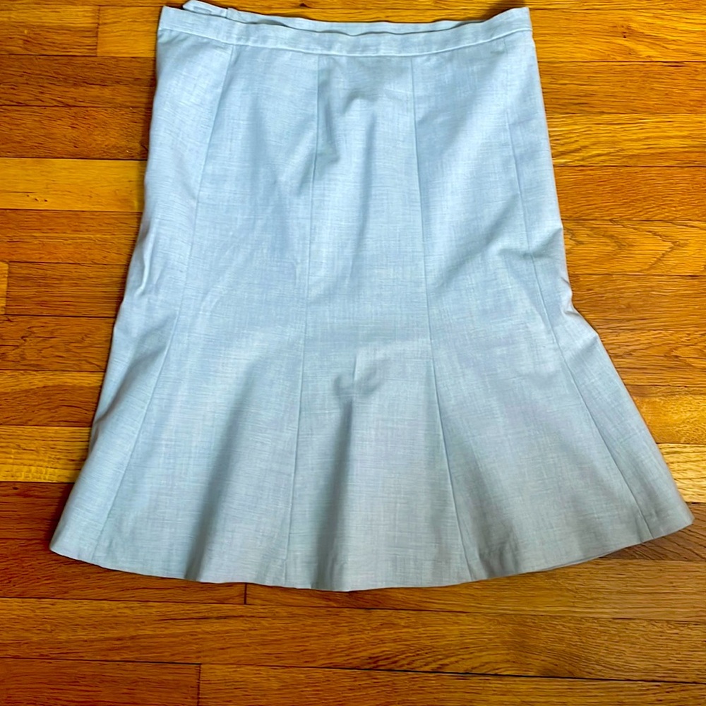 Isaac Mizrahi gray lined skirt